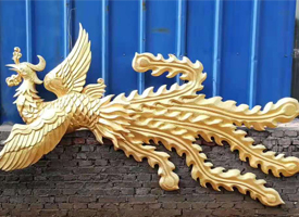 龍鳳泡沫雕塑定制